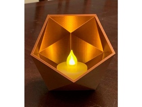 tealight candle holder 3d print model - Mito3D