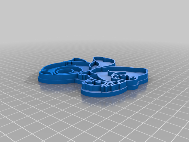 remix stitch stamp cookie lilo lilo-stitch 3D print model - Mito3D