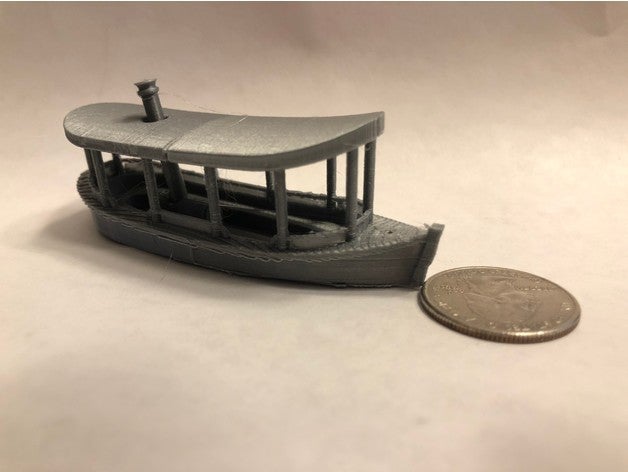 selva crucero barco modelo revisado disney disneyland ho escala imaginando oo walt 3D print model - Mito3D