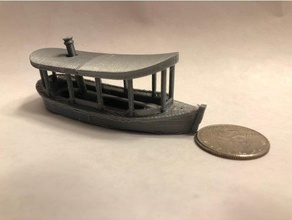 giungla crociera barca modello rivisto disney disneyland scala immaginare oo walt 3d print model - Mito3D