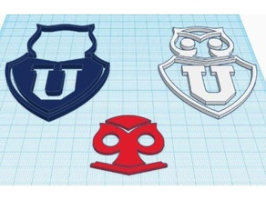 emblema logo club deportivo Università chile 3d print model - Mito3D