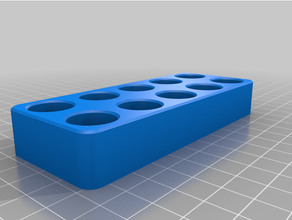 er16 collet block holder rack 3d print model - Mito3D