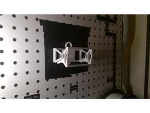 dobradiça modular pegboard monte 3d print model - Mito3D