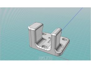 claw hammer hanging bracket 3d print model - Mito3D