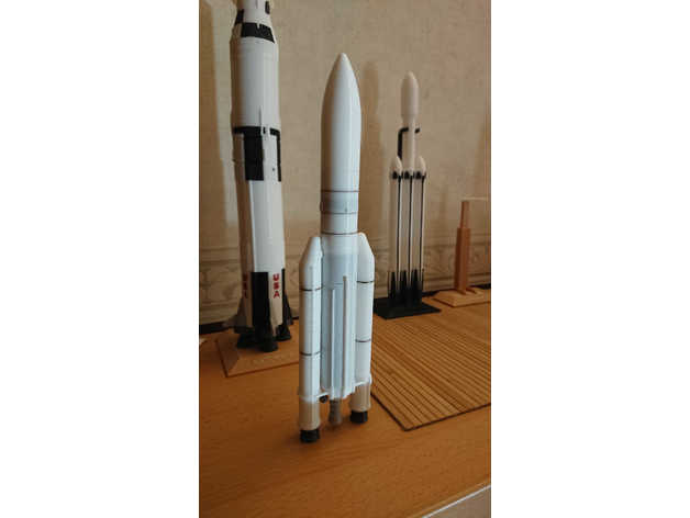 ariane 5 rocket esa 1 200 1200 3D print model - Mito3D