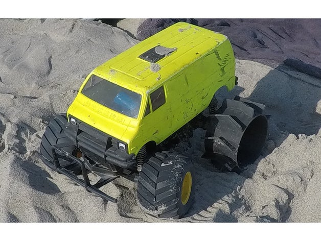 tamiya cw-01 sand tires lunchbox midnight pumpkin 3D print model - Mito3D