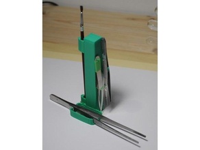 tweezer brush holder 3d print model - Mito3D