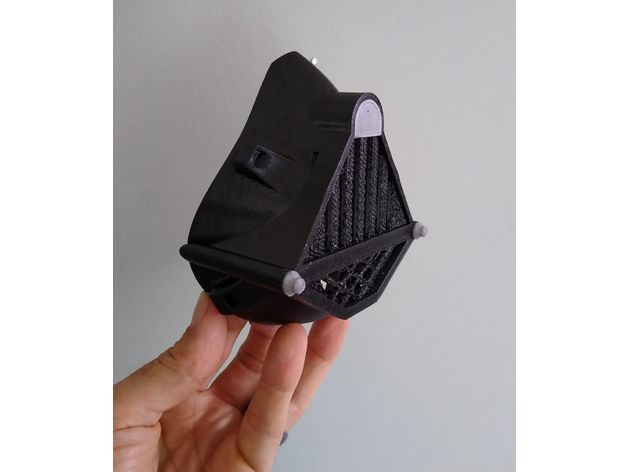 covid mask remix - darth vader theme 3D print model - Mito3D