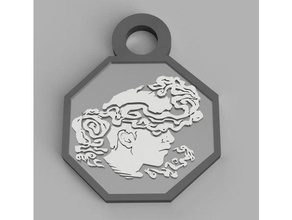 dbd niebla susurrador llavero simbólico muerto luz 3d print model - Mito3D