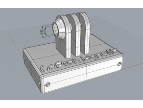 gopro magnetico soporte 3d print model - Mito3D