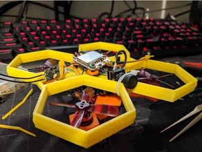 quadcopter Cadre drone microquad miniquad quad 3d print model - Mito3D