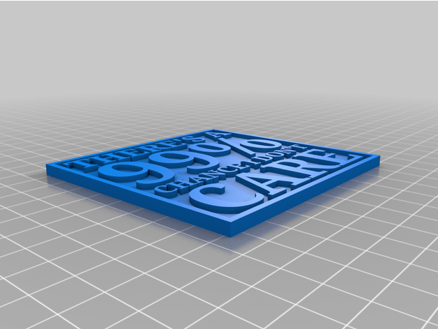 99 percent signs 3D print model - Mito3D