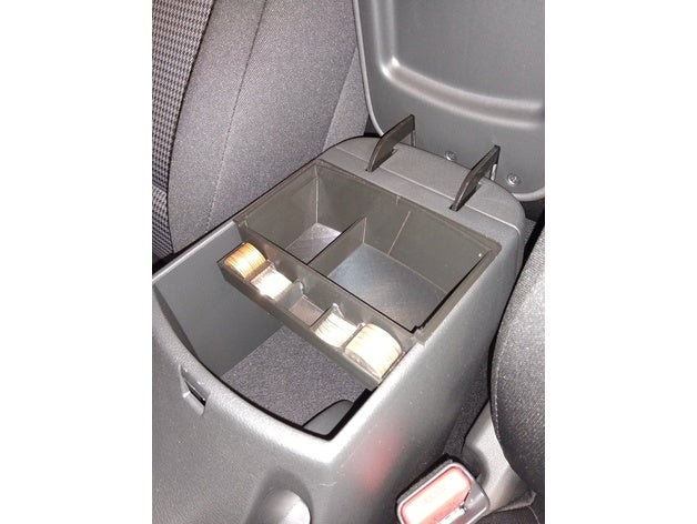 hyundai kona console tray 3D print model - Mito3D