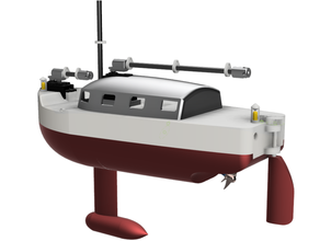 rc yelkenli tekne oyuncak 3d print model - Mito3D