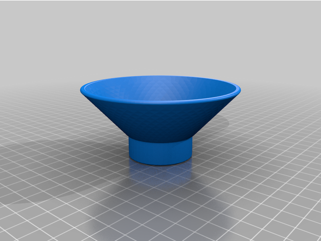 polvere imbuto 3D print model - Mito3D