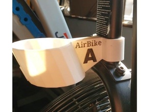 assault air bike bottle holder fitness indoor cycling 3d print model - Mito3D