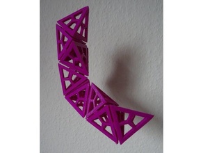 joined tetrahedrons 3d print model - Mito3D