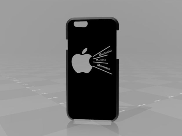 fino Iphone 6 caso bainha 3D print model - Mito3D