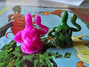 replica grenadier dwellers 2012e miniature dnd dungeons dragons otyugh 3d print model - Mito3D