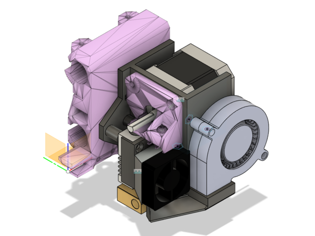 wanhao i3 cr-10 extruder direct drive duplicator 3D print model - Mito3D