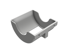 titolare supporto toilett carta apertura parte inferiore roll cascate facile Stampa necessario 3d print model - Mito3D