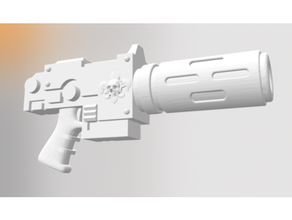 flying nun's sparky pistol 40k sisters battle warhammer 3d print model - Mito3D
