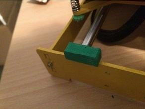 bar stopper bracket p3steel 3d print model - Mito3D