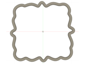 4 pollice placca biscotto taglierina 3d frese calendario cookiecutter 3d print model - Mito3D