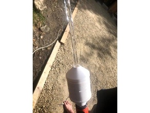 laminare flusso giardino tubo flessibile testa prato irrigatore acqua 3d print model - Mito3D