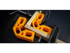 clamp square - non-embossing mini midi & large sizes woodworking 3d print model - Mito3D