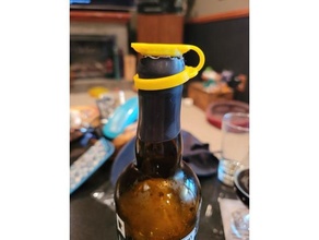 beer bottle cap bottlecap 3d print model - Mito3D