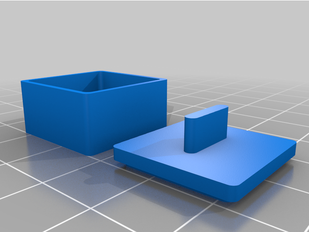 box mit deckel lid 3D print model - Mito3D