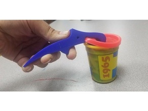 playdough wrench container opener toddler toy 3d print model - Mito3D