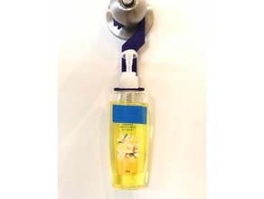 hand sanitizer holder doorknob covid-19 gems 3d print model - Mito3D