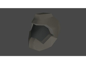 quake doom helmet doomguy slayer 3 arena 3d print model - Mito3D