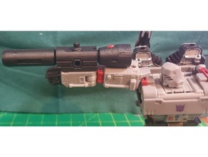 Belagerung Megatron Verschmelzung Kanone Remix Funktionalität Transformer 3d print model - Mito3D
