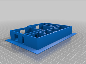 Fußboden planen Mixer Flashforge Träumer Gebäudeplan 3d print model - Mito3D