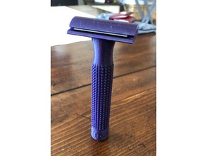 safety razor hc blade shave shaving 3d print model - Mito3D