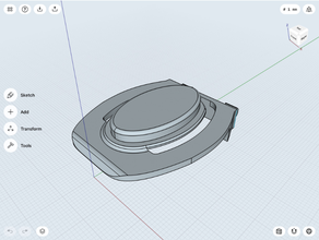 sodastream gaz buton tersine çevirmek mühendislik 3d print model - Mito3D