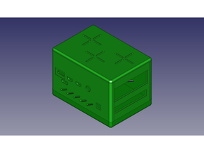 framboesa pi 4 profundo caso bainha 3d print model - Mito3D
