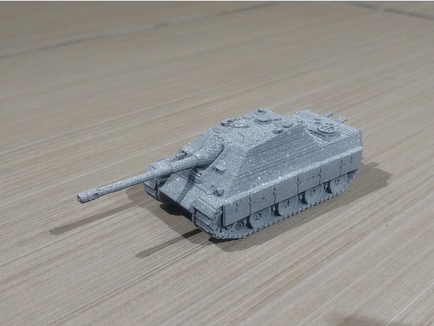 jagdpanther easy print 3D print model - Mito3D