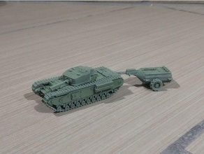 Churchill crocodile facile impression 3d print model - Mito3D