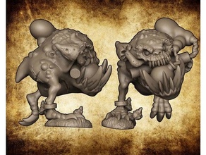 mushboom 4 3d printing aos free goblin miniature monster wargame wargaming warhammer 40k 3d print model - Mito3D