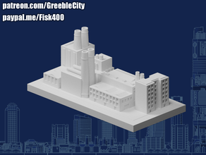 Greeblecity fábrica 3d print model - Mito3D