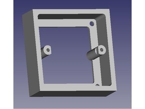 mounting box wifi thermostat tuya 3d print model - Mito3D