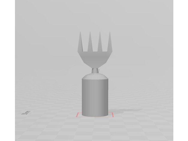 finger fork Finger Fingergabel Gabel 3D print model - Mito3D