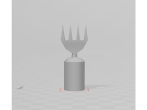 finger fork Finger Fingergabel Gabel 3d print model - Mito3D