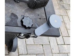 grill tank crank handle propane 3d print model - Mito3D