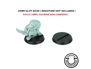 bases 28mm figures - magnet holders basing miniature miniatures wargame wargames wargaming 3d print model - Mito3D