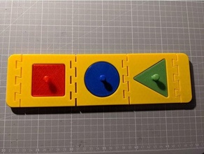yürümeye başlayan çocuk bulmaca Montessori hata payı yeniden düzenleme 3d print model - Mito3D